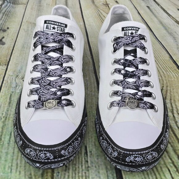 Converse x Miley Cyrus Chuck Taylor Sneakers Women’s 11 White Black CTAS 162235C - Picture 6 of 11